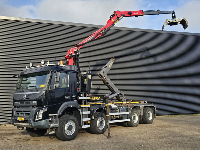 Volvo FM 460 8x6 / PALFINGER EPSILON / HOOKLIFT - Haakarmsysteem vrachtwagen, Kraanwagen: afbeelding 1 Volvo FM 460 8x6 / PALFINGER EPSILON / HOOKLIFT - Haakarmsysteem vrachtwagen, Kraanwagen: afbeelding 1
