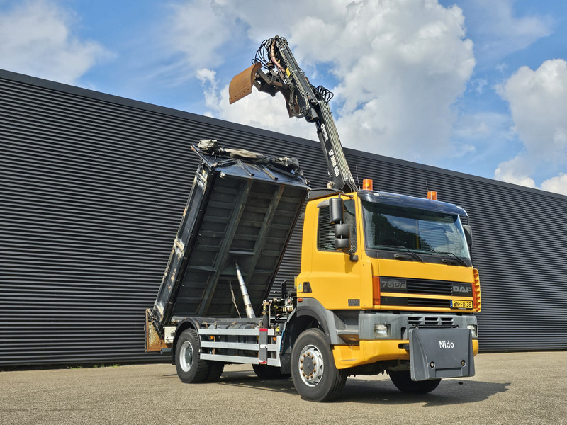 DAF CF 75.250 4X4 / HIAB CRANE + TIPPER / MANUAL / SPRING - Vrachtwagen, Kraanwagen: afbeelding 4 DAF CF 75.250 4X4 / HIAB CRANE + TIPPER / MANUAL / SPRING - Vrachtwagen, Kraanwagen: afbeelding 4
