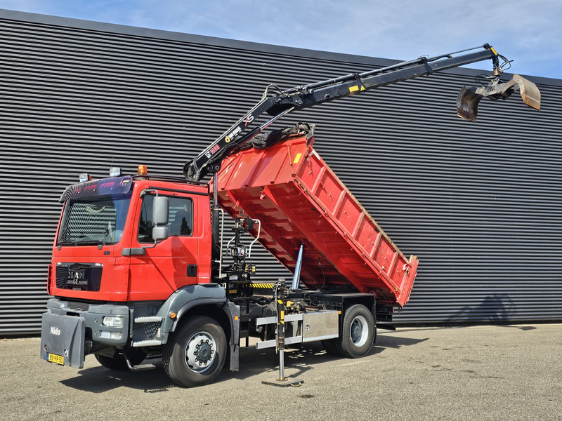 MAN TGM 18.250 / 4X4 / EEV / HIAB CRANE + TIPPER / SPRING - Vrachtwagen, Kraanwagen: afbeelding 1 MAN TGM 18.250 / 4X4 / EEV / HIAB CRANE + TIPPER / SPRING - Vrachtwagen, Kraanwagen: afbeelding 1