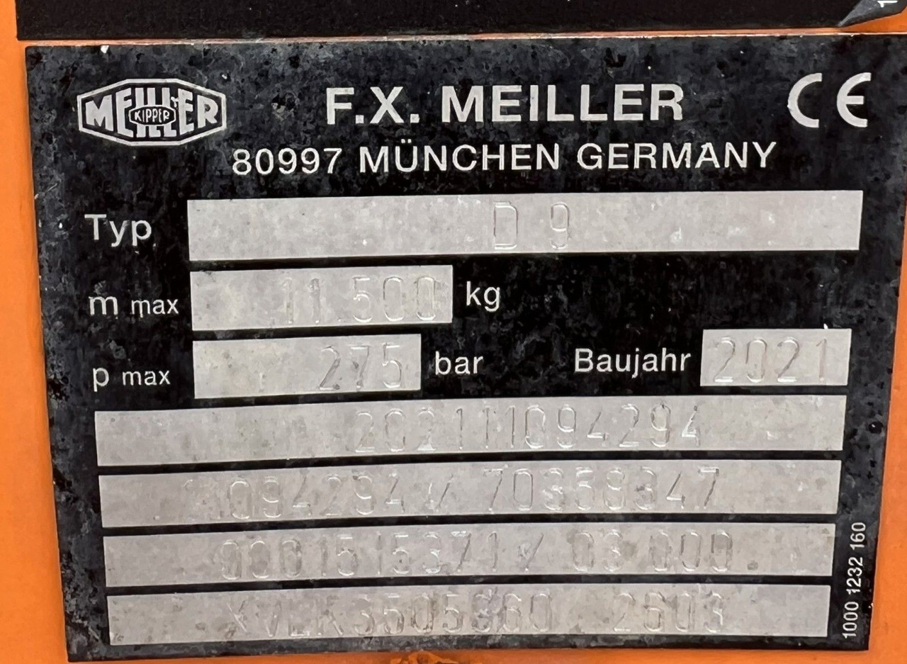 Meiller 3 Seitenkipper für 2 Achser Top Zustand - Kipper vrachtwagen: afbeelding 2 Meiller 3 Seitenkipper für 2 Achser Top Zustand - Kipper vrachtwagen: afbeelding 2