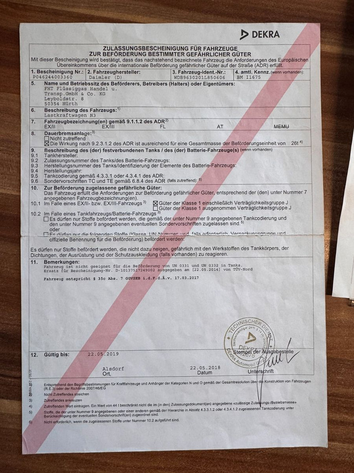 Mercedes-Benz 2536 ADR Valid & kipphydraulik für Gastank - Tankwagen: afbeelding 5 Mercedes-Benz 2536 ADR Valid & kipphydraulik für Gastank - Tankwagen: afbeelding 5