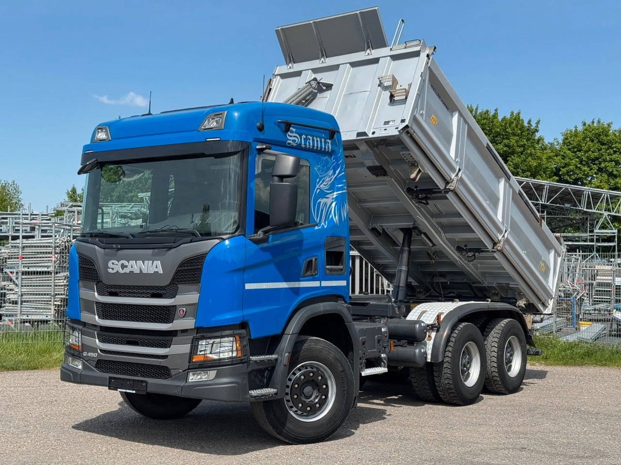 Scania G450 Meiller 3S. Kipper mit Bordmatik Top Zust. - Kipper vrachtwagen: afbeelding 1 Scania G450 Meiller 3S. Kipper mit Bordmatik Top Zust. - Kipper vrachtwagen: afbeelding 1