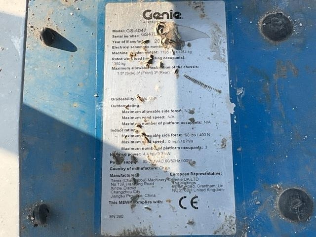 Genie GS4047 - Schaarlift: afbeelding 5 Genie GS4047 - Schaarlift: afbeelding 5