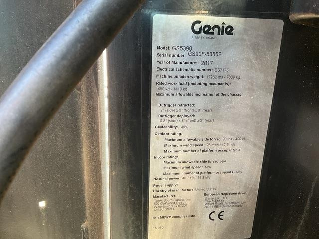 Genie GS5390 - Schaarlift: afbeelding 5 Genie GS5390 - Schaarlift: afbeelding 5