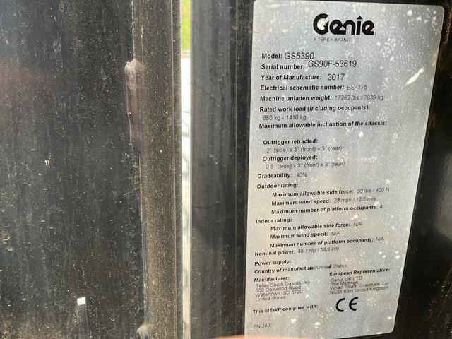 Genie GS5390 - Schaarlift: afbeelding 5 Genie GS5390 - Schaarlift: afbeelding 5