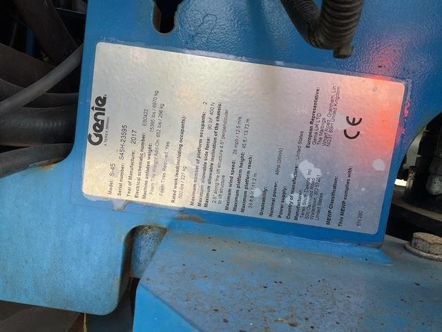 Genie S45 - Telescoophoogwerker: afbeelding 5 Genie S45 - Telescoophoogwerker: afbeelding 5