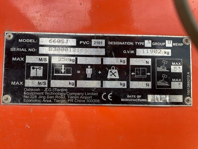 JLG 660SJ - Telescoophoogwerker: afbeelding 5 JLG 660SJ - Telescoophoogwerker: afbeelding 5