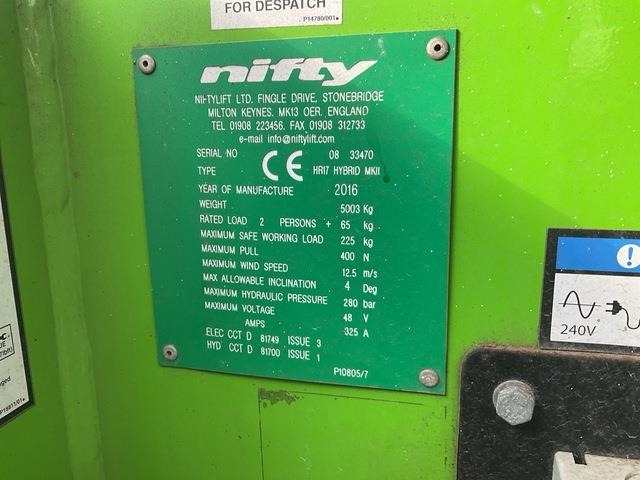 Niftylift HR17 - Knikarmhoogwerker: afbeelding 5 Niftylift HR17 - Knikarmhoogwerker: afbeelding 5
