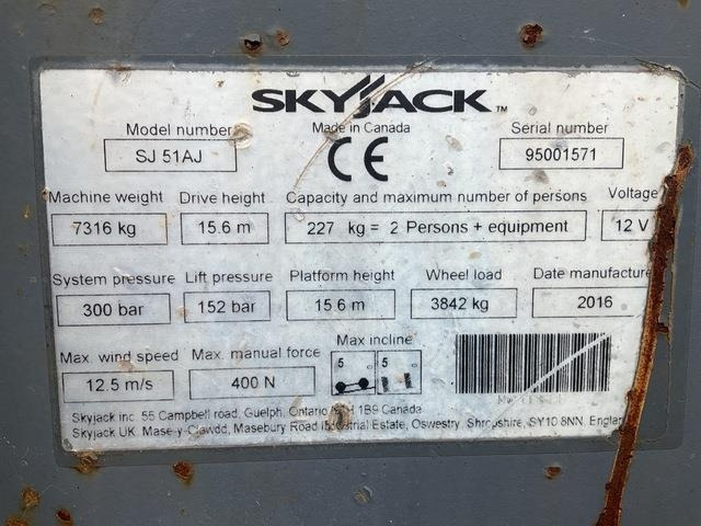 SkyJack SJ51AJ - Knikarmhoogwerker: afbeelding 5 SkyJack SJ51AJ - Knikarmhoogwerker: afbeelding 5