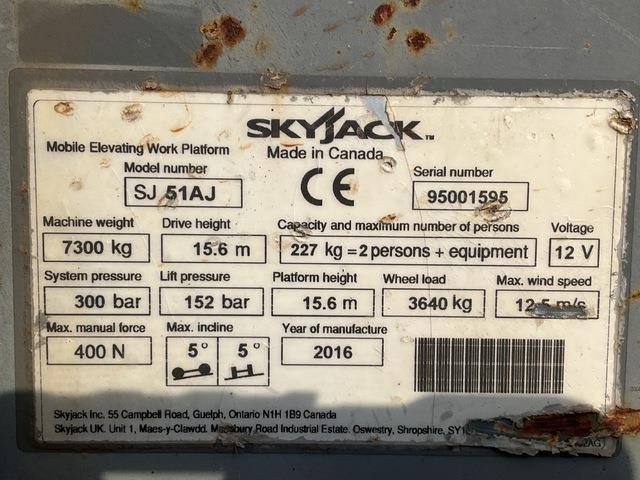 SkyJack SJ51AJ - Knikarmhoogwerker: afbeelding 5 SkyJack SJ51AJ - Knikarmhoogwerker: afbeelding 5