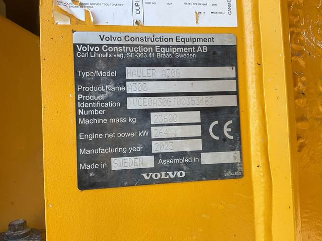 Volvo A30G - Kiepwagen met knikbesturing: afbeelding 5 Volvo A30G - Kiepwagen met knikbesturing: afbeelding 5