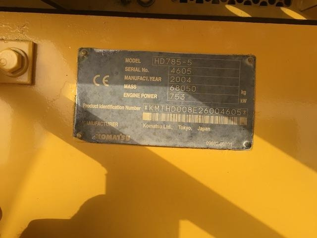 Komatsu HD785-5 - Zelfrijdende kiepwagen: afbeelding 5 Komatsu HD785-5 - Zelfrijdende kiepwagen: afbeelding 5