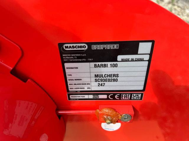Maschio Gaspardo Barbi 100 HA20 - Klepelmaaier: afbeelding 5 Maschio Gaspardo Barbi 100 HA20 - Klepelmaaier: afbeelding 5