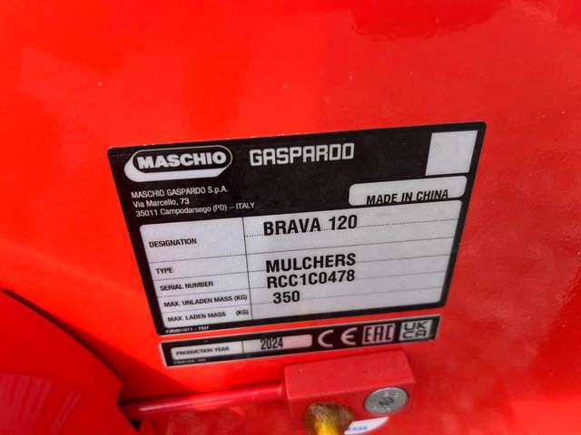 Maschio Gaspardo Brava 120 3P Fix - Klepelmaaier: afbeelding 5 Maschio Gaspardo Brava 120 3P Fix - Klepelmaaier: afbeelding 5