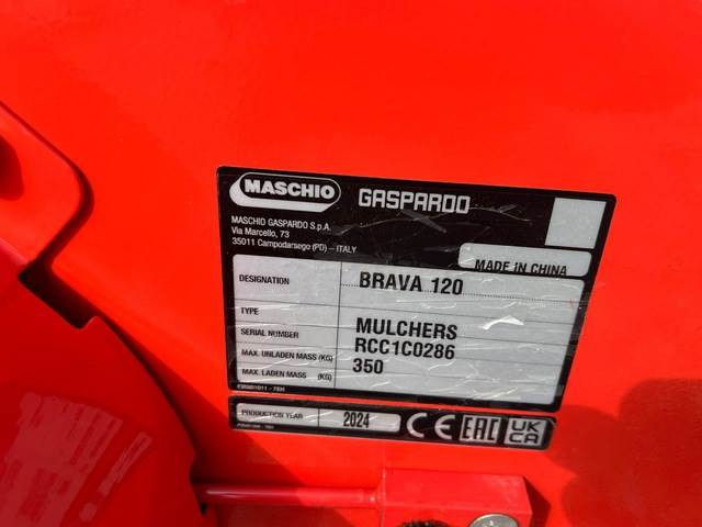 Maschio Gaspardo Brava 120 3P Fix - Klepelmaaier: afbeelding 5 Maschio Gaspardo Brava 120 3P Fix - Klepelmaaier: afbeelding 5