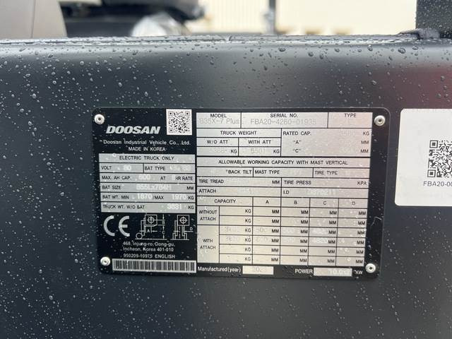Doosan B35X-7 PLUS - Elektrische heftruck: afbeelding 5 Doosan B35X-7 PLUS - Elektrische heftruck: afbeelding 5