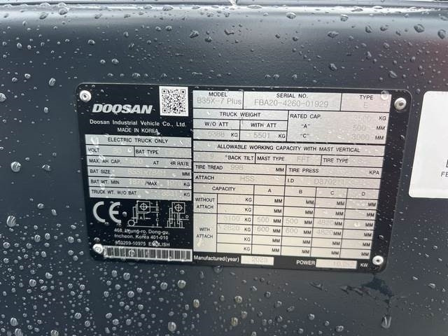 Doosan B35X-7 PLUS - Elektrische heftruck: afbeelding 5 Doosan B35X-7 PLUS - Elektrische heftruck: afbeelding 5