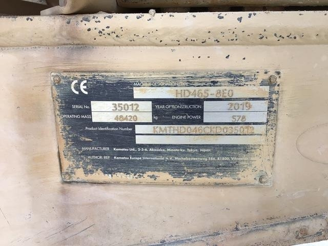 Komatsu HD465-8EO - Zelfrijdende kiepwagen: afbeelding 5 Komatsu HD465-8EO - Zelfrijdende kiepwagen: afbeelding 5