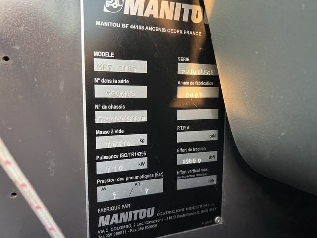 Manitou MRT2150 - Verreiker: afbeelding 5 Manitou MRT2150 - Verreiker: afbeelding 5