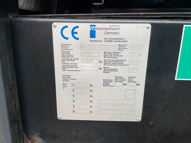Terex Demag AC80-1 - Alle terrein kraan: afbeelding 5 Terex Demag AC80-1 - Alle terrein kraan: afbeelding 5