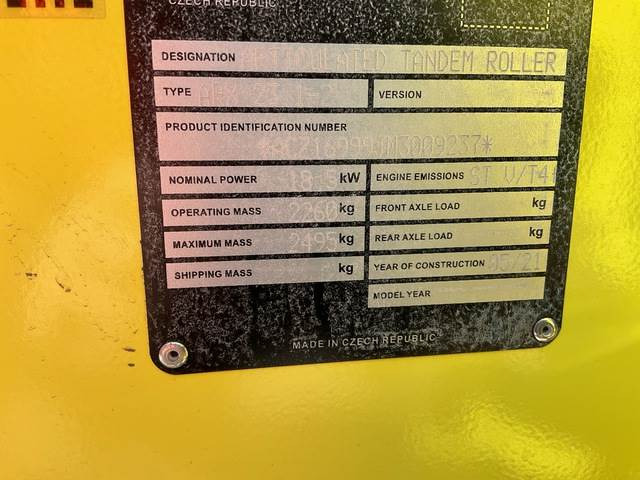 Ammann ARX23 1-2 - Asfaltwals: afbeelding 5 Ammann ARX23 1-2 - Asfaltwals: afbeelding 5