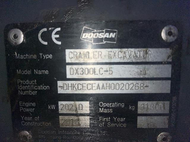 Doosan DX300LC-5 - Rupsgraafmachine: afbeelding 5 Doosan DX300LC-5 - Rupsgraafmachine: afbeelding 5