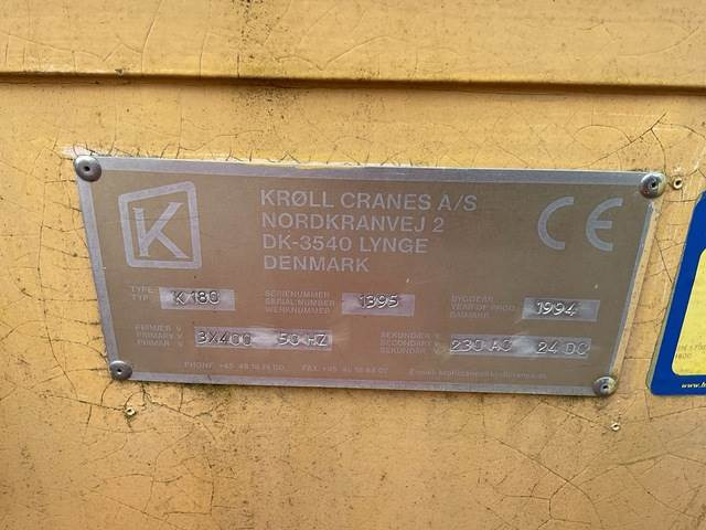 Kroll K180 - Torenkraan: afbeelding 2 Kroll K180 - Torenkraan: afbeelding 2