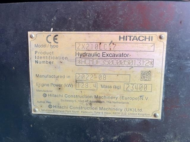 Hitachi ZX210LC-7 - Rupsgraafmachine: afbeelding 5 Hitachi ZX210LC-7 - Rupsgraafmachine: afbeelding 5
