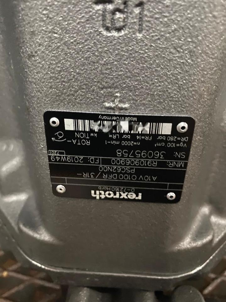 BOSCH / REXROTH A10VO100 DFR / 31R-PSC62N00 R910906900 - Hydraulische pomp voor Bouwmachine: afbeelding 2 BOSCH / REXROTH A10VO100 DFR / 31R-PSC62N00 R910906900 - Hydraulische pomp voor Bouwmachine: afbeelding 2