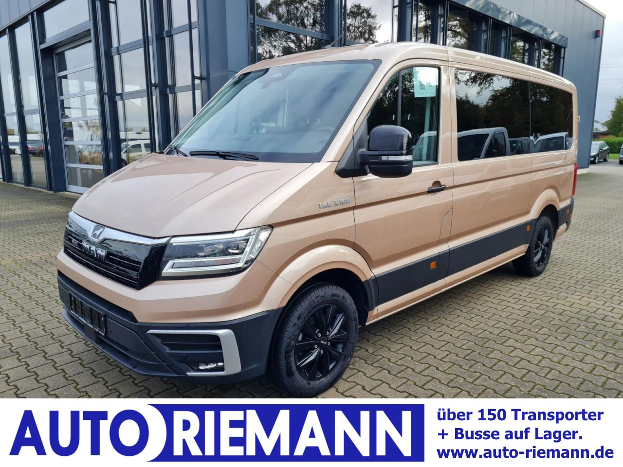 MAN Man TGE 3.180 TDi Kombi 9 Sitze ALU KAMERA LED LEDER Sonderumbau - Minibus, Personenvervoer: afbeelding 1 MAN Man TGE 3.180 TDi Kombi 9 Sitze ALU KAMERA LED LEDER Sonderumbau - Minibus, Personenvervoer: afbeelding 1
