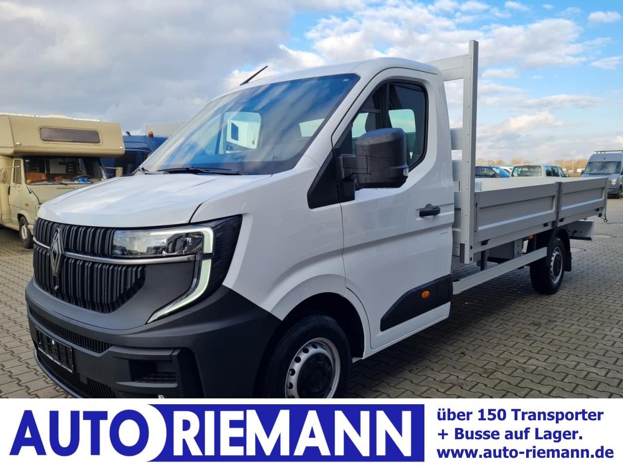 Renault Master New 35 Pritsche lang KLIMA KOMFORT TEMPOMAT - Bestelwagen open laadbak: afbeelding 1 Renault Master New 35 Pritsche lang KLIMA KOMFORT TEMPOMAT - Bestelwagen open laadbak: afbeelding 1