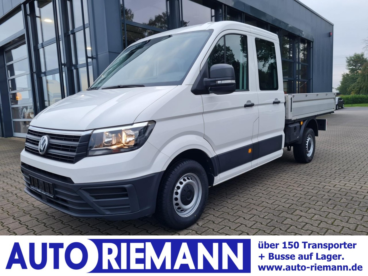 Volkswagen Crafter 35 Doka MR Pritsche AHK Klima 7 Sitzer - Bestelwagen open laadbak, Bestelwagen met dubbele cabine: afbeelding 1 Volkswagen Crafter 35 Doka MR Pritsche AHK Klima 7 Sitzer - Bestelwagen open laadbak, Bestelwagen met dubbele cabine: afbeelding 1