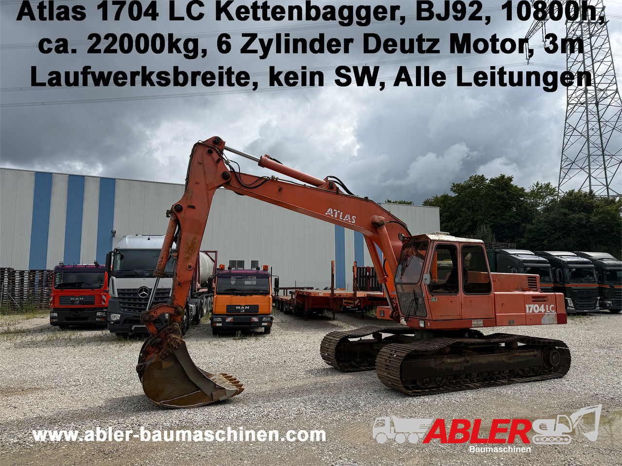 Atlas 1704 LC Kettenbagger - Graafmachine: afbeelding 1 Atlas 1704 LC Kettenbagger - Graafmachine: afbeelding 1