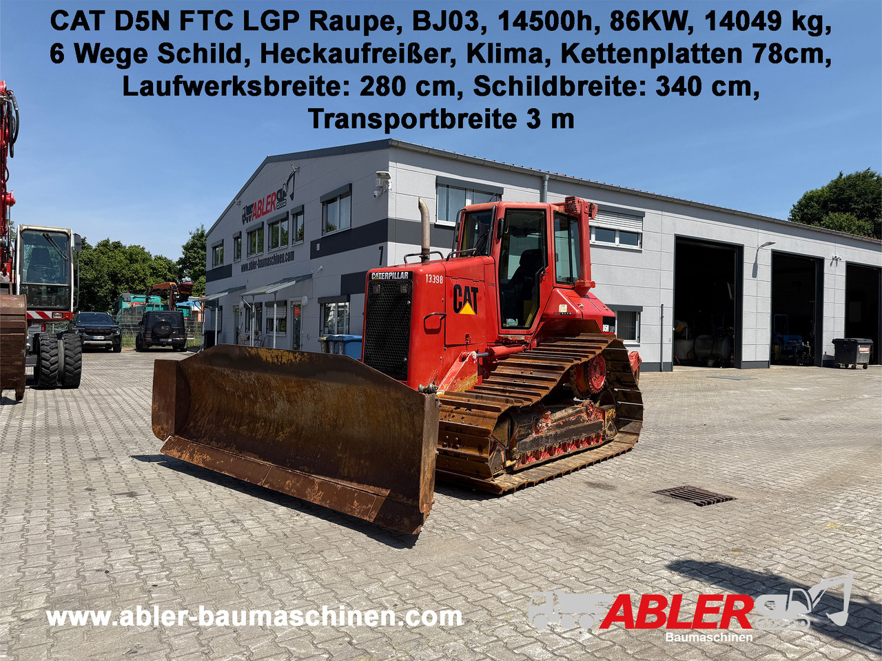 CATERPILLAR D5N FTC LGP Raupe mit 6-Wege + Heckaufreißer - Bulldozer: afbeelding 1 CATERPILLAR D5N FTC LGP Raupe mit 6-Wege + Heckaufreißer - Bulldozer: afbeelding 1