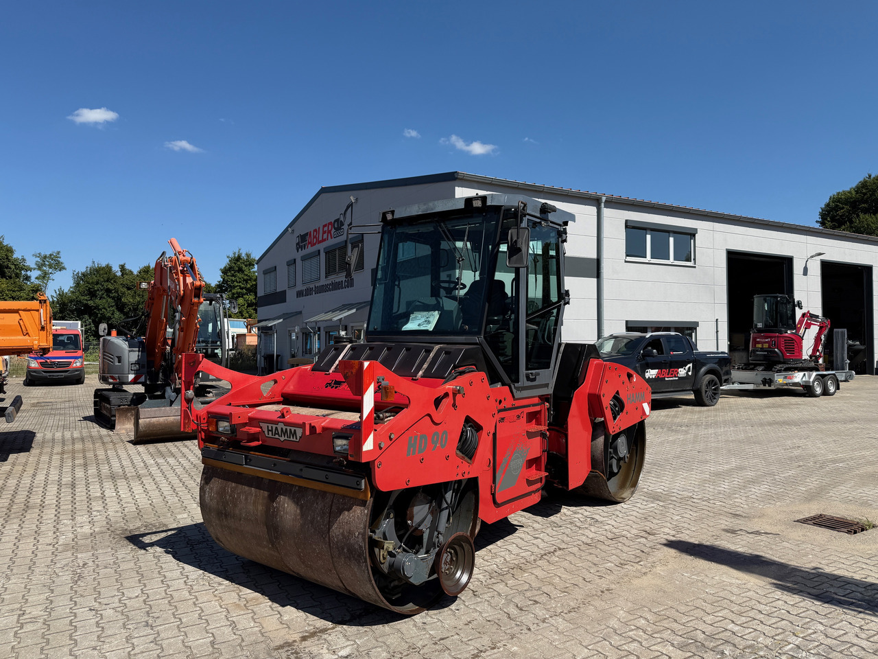 Hamm HD090V Tandemwalze knickgelenkt - Asfaltwals: afbeelding 2 Hamm HD090V Tandemwalze knickgelenkt - Asfaltwals: afbeelding 2