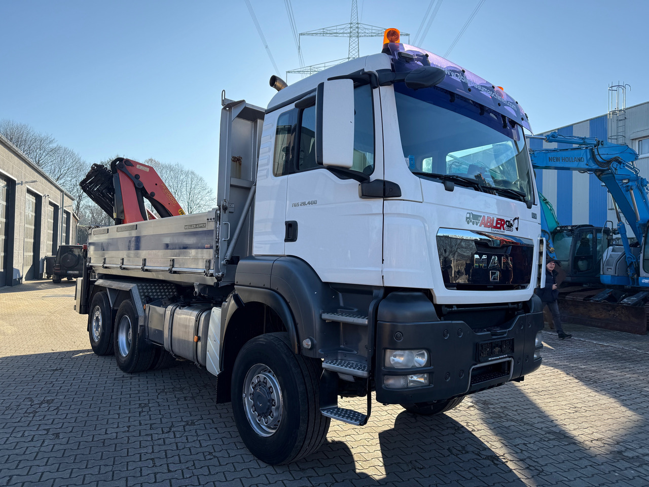 MAN TGS 28.400 Kipper Kran Palfinger PK 20002 Funk - Kipper vrachtwagen, Kraanwagen: afbeelding 5 MAN TGS 28.400 Kipper Kran Palfinger PK 20002 Funk - Kipper vrachtwagen, Kraanwagen: afbeelding 5