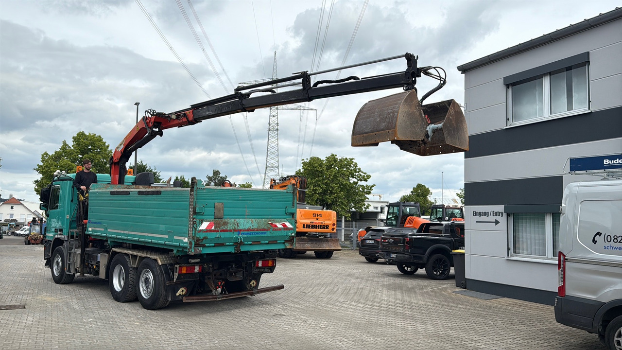Mercedes-Benz 2548 Actros Kipper Kran Palfinger Bordmatic - Kipper vrachtwagen, Kraanwagen: afbeelding 5 Mercedes-Benz 2548 Actros Kipper Kran Palfinger Bordmatic - Kipper vrachtwagen, Kraanwagen: afbeelding 5