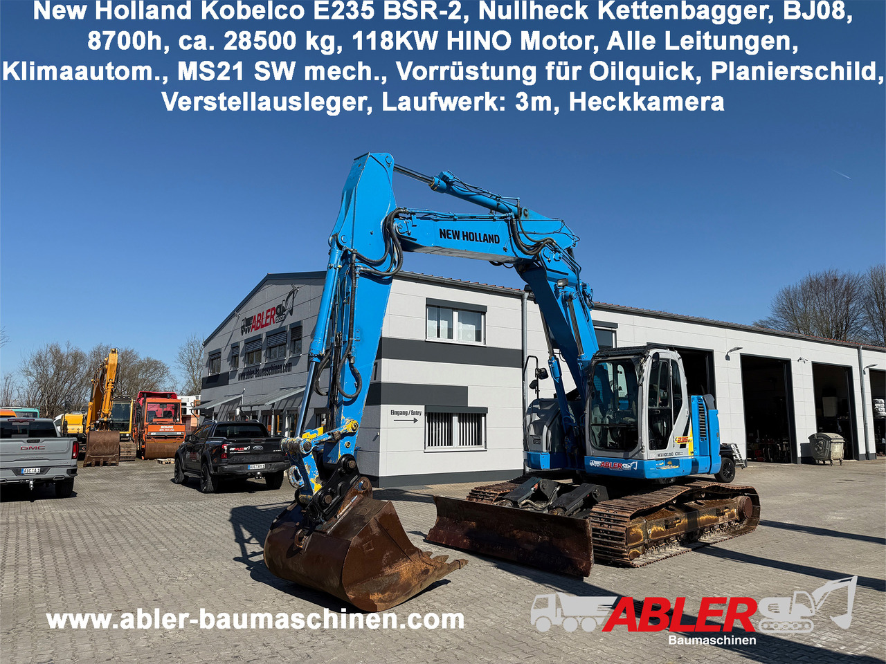 New Holland Kobeclo E235 BSR-2 Nullheck Kettenbagger MS21 - Graafmachine: afbeelding 1 New Holland Kobeclo E235 BSR-2 Nullheck Kettenbagger MS21 - Graafmachine: afbeelding 1