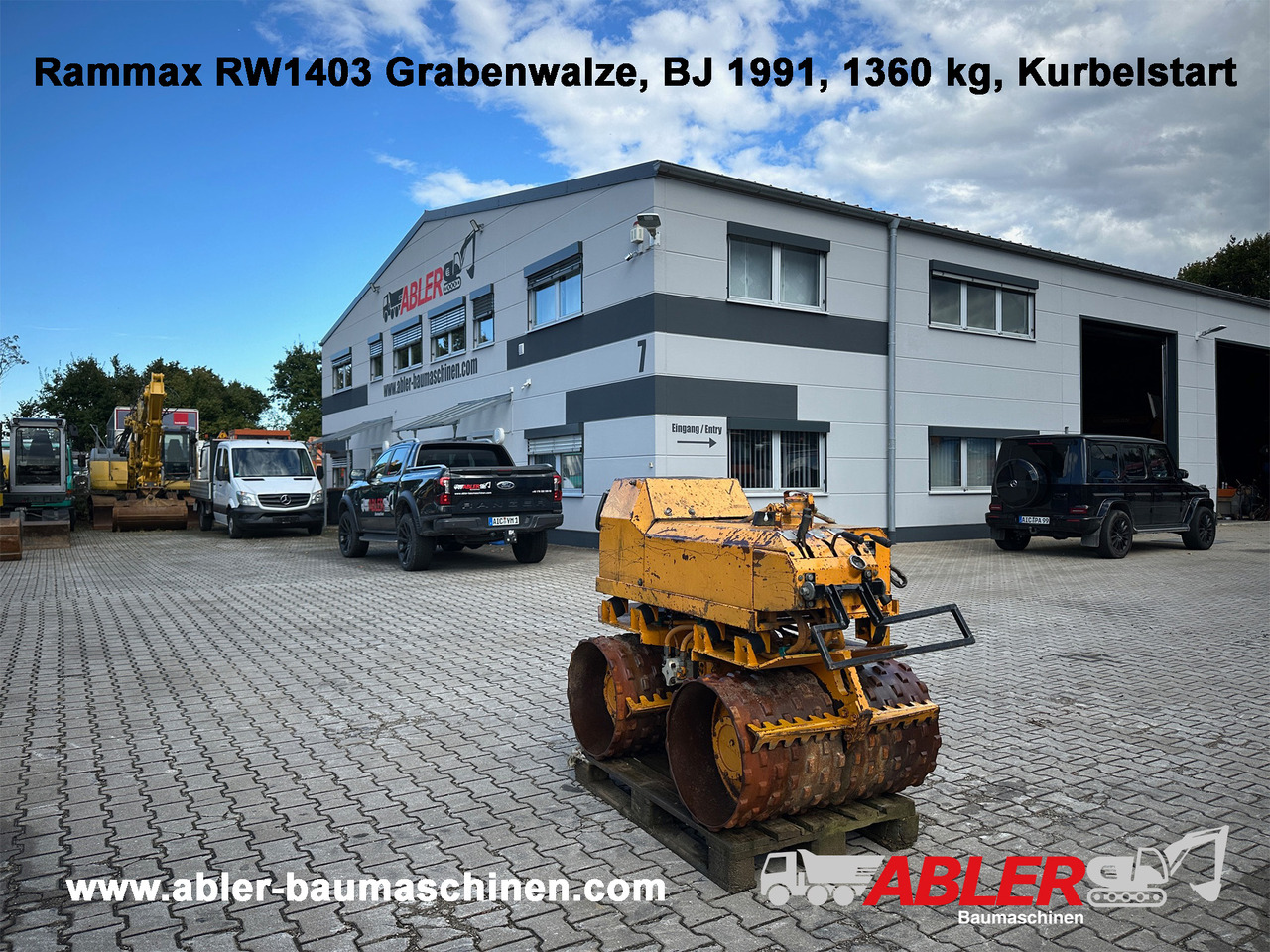 Rammax RW1403 Grabenwalze - Kleine wals: afbeelding 1 Rammax RW1403 Grabenwalze - Kleine wals: afbeelding 1