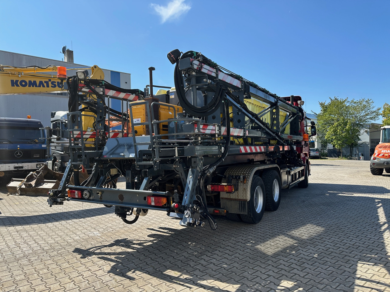 Scania R580 Abrollkipper V8 Mit Küpper Weisser Enteisungsgerät 45m - Haakarmsysteem vrachtwagen: afbeelding 4 Scania R580 Abrollkipper V8 Mit Küpper Weisser Enteisungsgerät 45m - Haakarmsysteem vrachtwagen: afbeelding 4