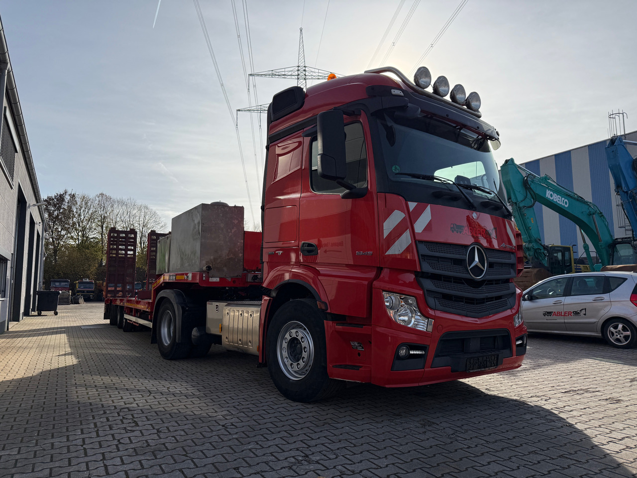 Mercedes-Benz 1845 Actros mit Goldhofer Tieflader - Trekker, Dieplader oplegger: afbeelding 3 Mercedes-Benz 1845 Actros mit Goldhofer Tieflader - Trekker, Dieplader oplegger: afbeelding 3