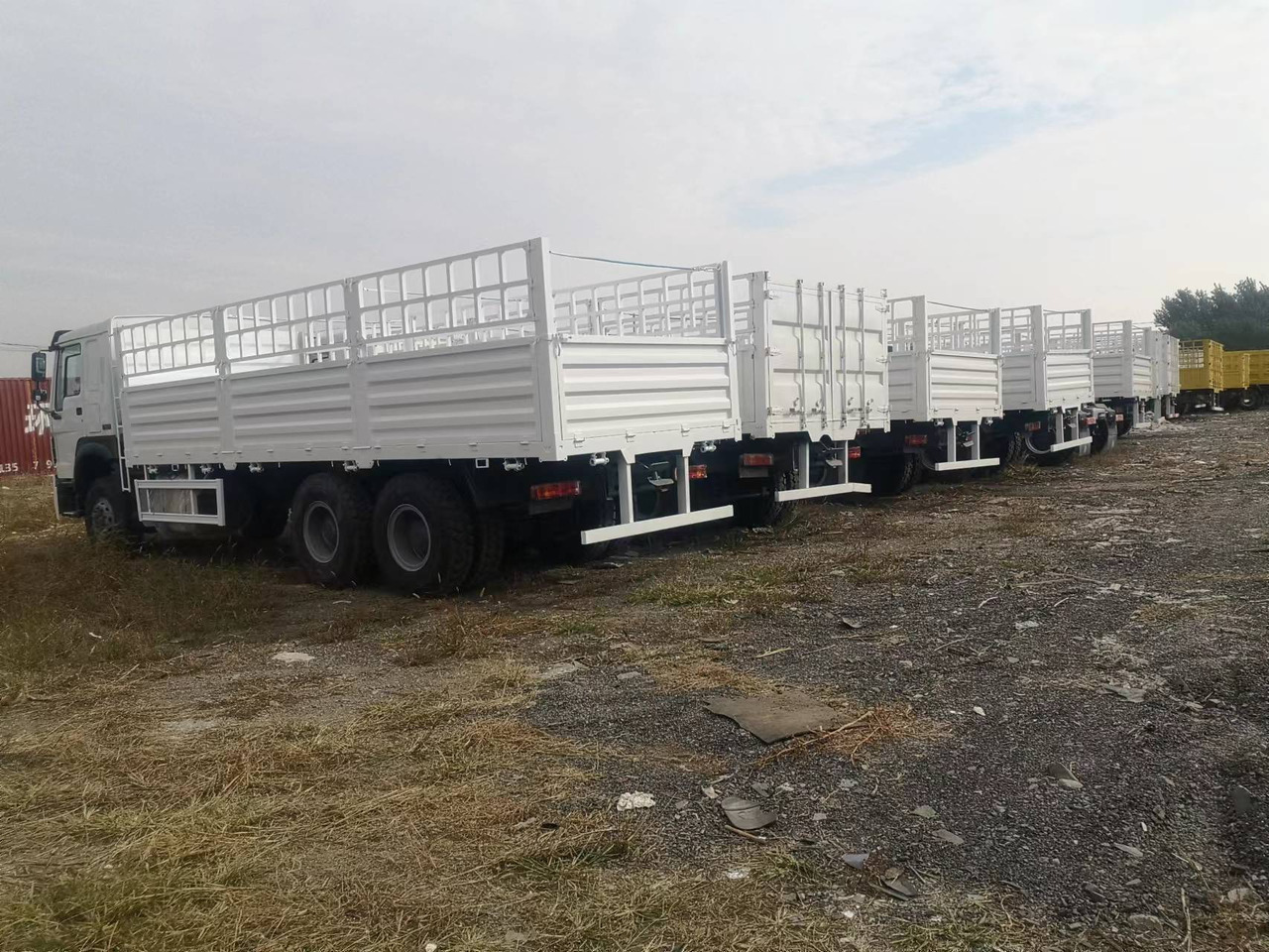 SINOTRUK HOWO LIVESTOCK DUMP TRUCK WITH FENCE 371 375 380 400 420 460 HP - Kipper vrachtwagen: afbeelding 1 SINOTRUK HOWO LIVESTOCK DUMP TRUCK WITH FENCE 371 375 380 400 420 460 HP - Kipper vrachtwagen: afbeelding 1