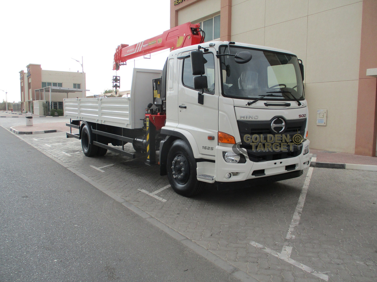 HINO 500 1625 4x2 with SANY PALFINGER SPS16000 Crane - Kraanwagen: afbeelding 1 HINO 500 1625 4x2 with SANY PALFINGER SPS16000 Crane - Kraanwagen: afbeelding 1