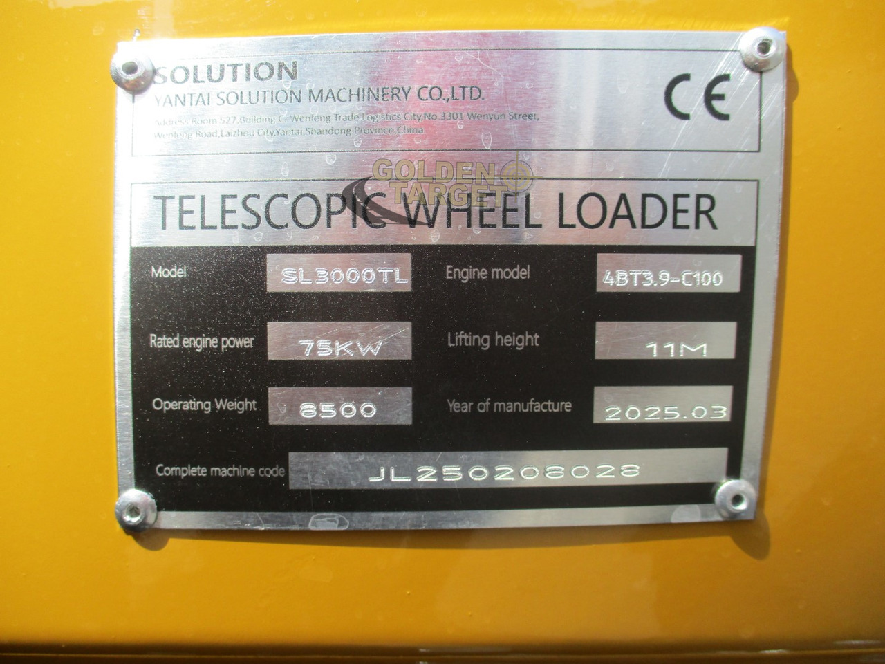 Nieuw Wiellader Solution SL3000TL Telescopic Wheel Loader: afbeelding 15