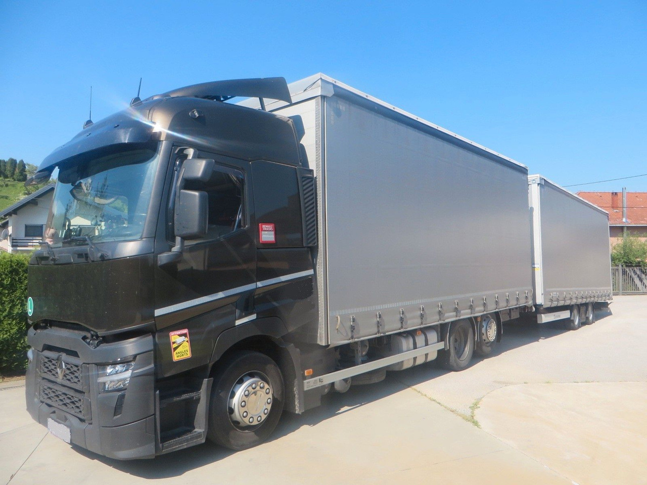 Renault T480 SC 6x2 tandem jumbo 116m3 - Schuifzeilen vrachtwagen: afbeelding 1 Renault T480 SC 6x2 tandem jumbo 116m3 - Schuifzeilen vrachtwagen: afbeelding 1
