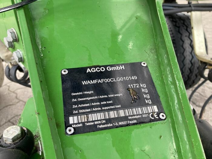 Fendt Twister 8608 DN - Hooischudder: afbeelding 5 Fendt Twister 8608 DN - Hooischudder: afbeelding 5