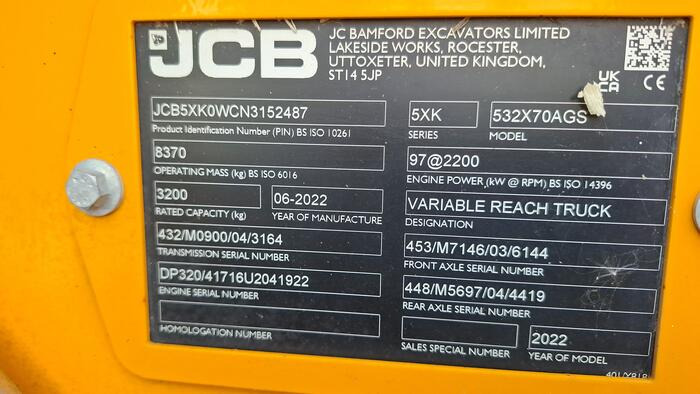 JCB 532-70 Agri Super - Verreiker: afbeelding 4 JCB 532-70 Agri Super - Verreiker: afbeelding 4