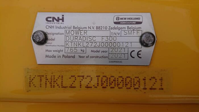 New Holland DuraDisc F 300 - Maaimachine: afbeelding 5 New Holland DuraDisc F 300 - Maaimachine: afbeelding 5