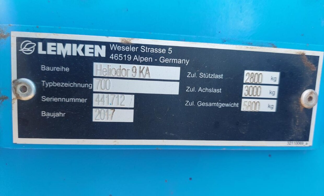 Schijveneg Lemken Heliodor 9/700 KA: afbeelding 15