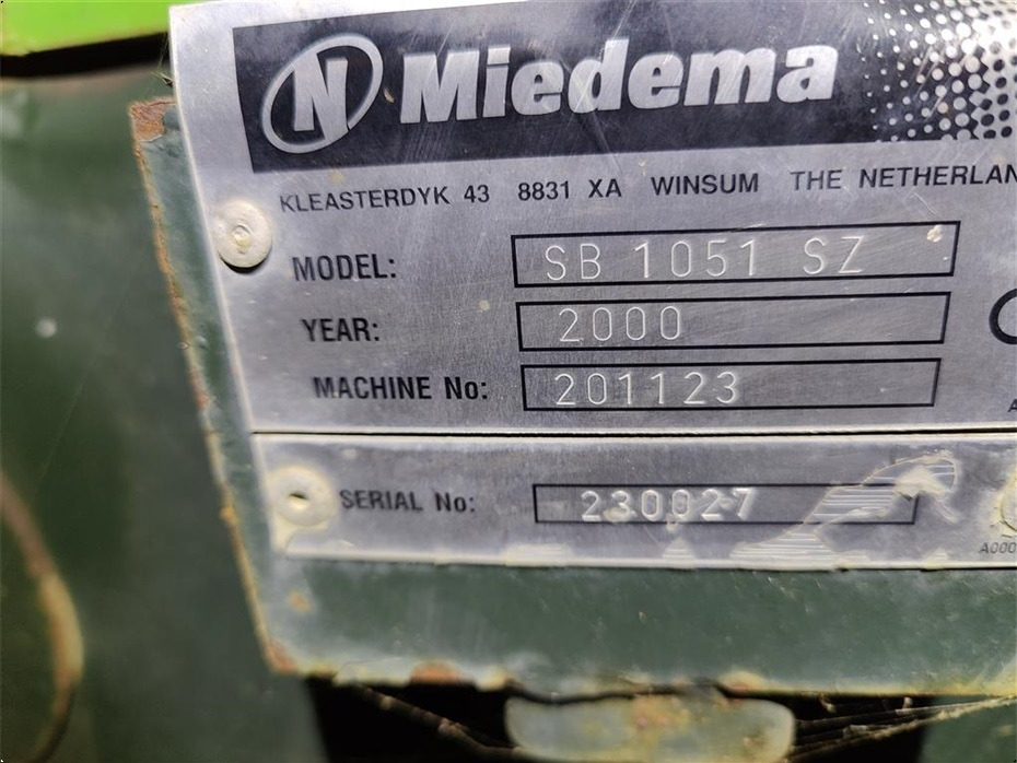 Miedema
SB 1051 - Aardappeltechniek: afbeelding 5 Miedema
SB 1051 - Aardappeltechniek: afbeelding 5